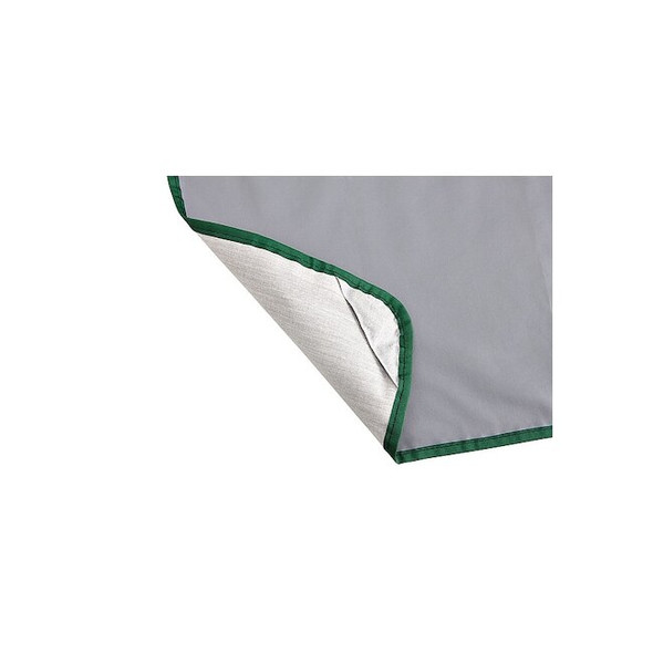Standard Duty Tarp, 6 x 9 ft 4 in, 6 Mil, Gray, Cotton Canvas