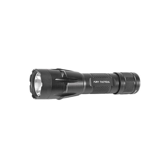 Surefire Black Rechargeable Tactical Handheld Flashlight, 1500lm FURY-DFT