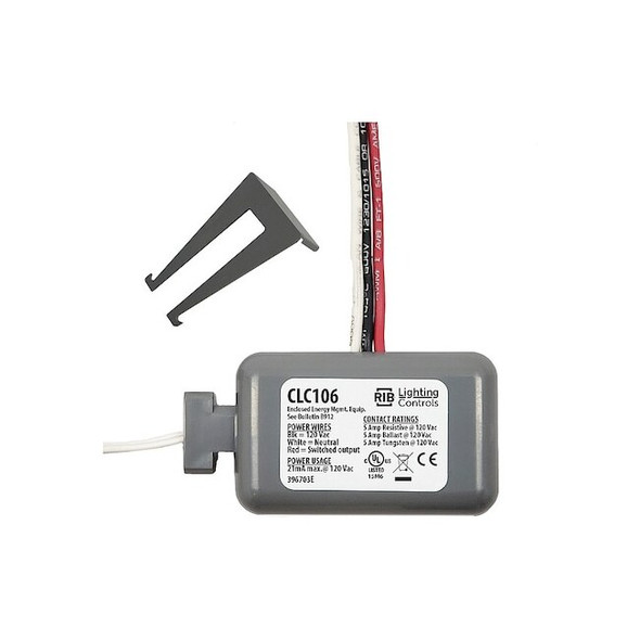 Functional Devices-Rib Closet Light Controller, Door, Gray, 120VAC CLC106