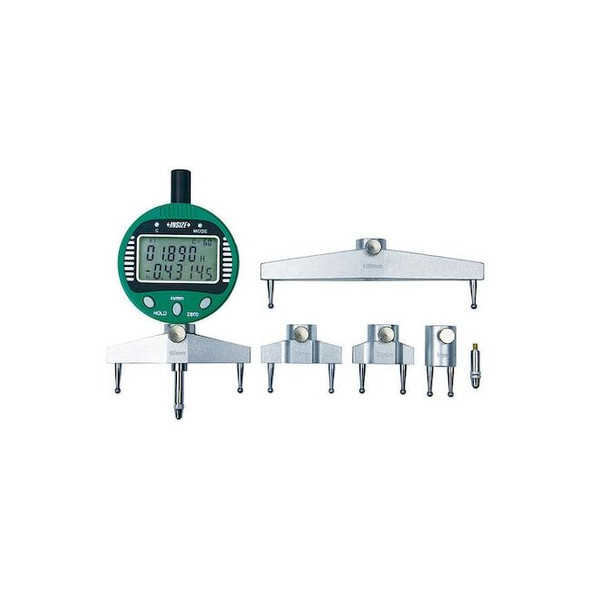 Insize Digital Radius Gauge,Accuracy +/-.001" 2183