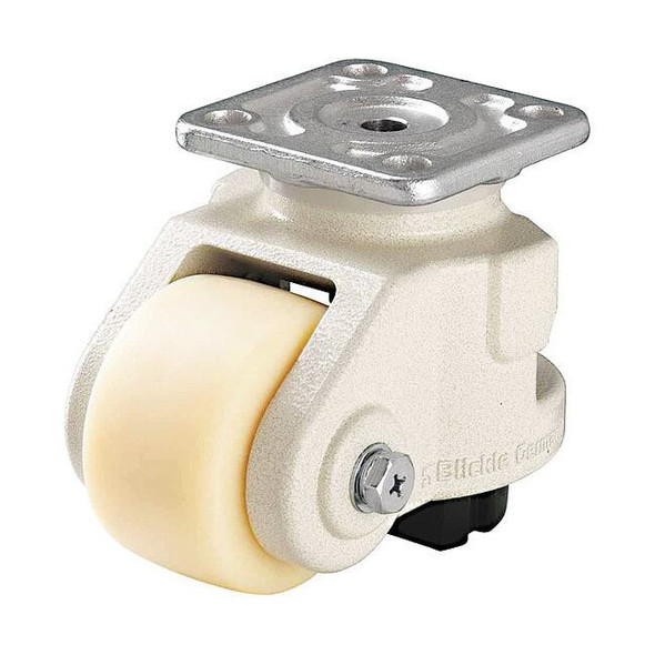 Manufacturer Varies Leveling Caster,4400lb. Load,White Wheel HRSP-GSPO 90G