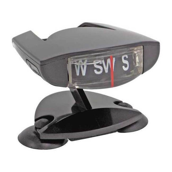 Bell Suction Cup Compass,L 2",Black 22-1-24006-8
