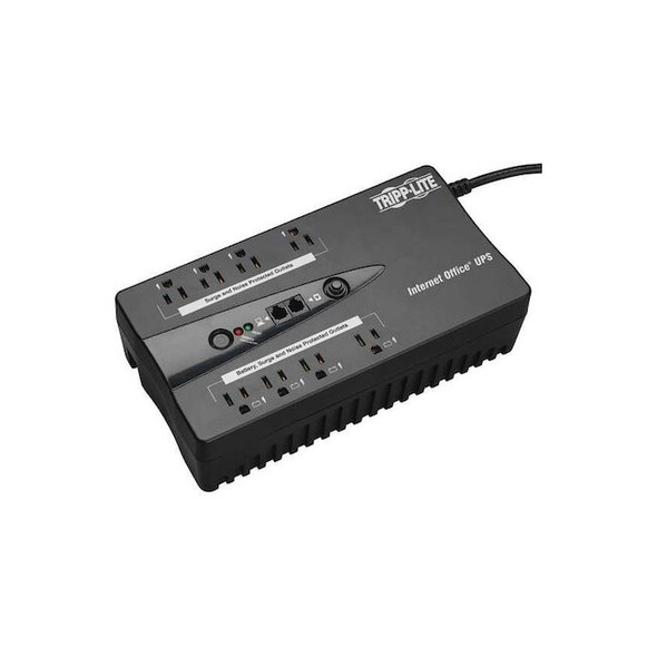 Tripp Lite Power Strip, Surge, 8 Outlet(s) 5-15R, 5-15p, 6 ft. INTERNET550SER