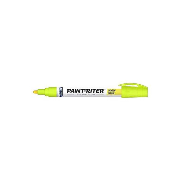 Markal Paint Marker, Medium Tip, Yellow Color Family, Paint 97450G
