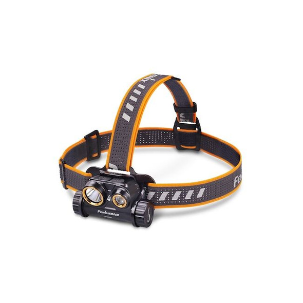 Fenix Lighting Headlamp, Aluminum, PolyCar, Black, 1000lm HM65R