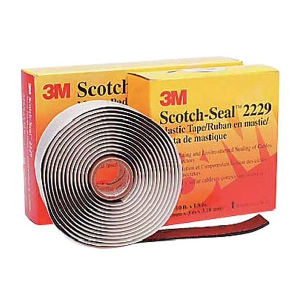 3m ElectricalTape,Rubber,Black,Strip,PK40 2229-P-3-3/4X6-1/2IN
