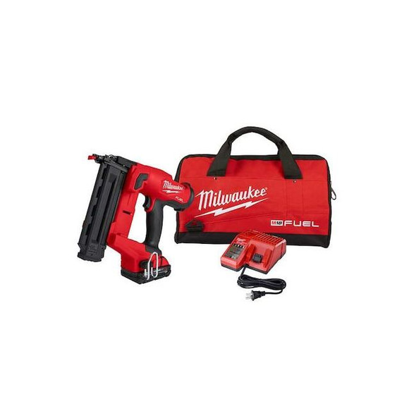 Milwaukee Tool M18 FUEL 18 Gauge Brad Nailer Kit 2746-21CT