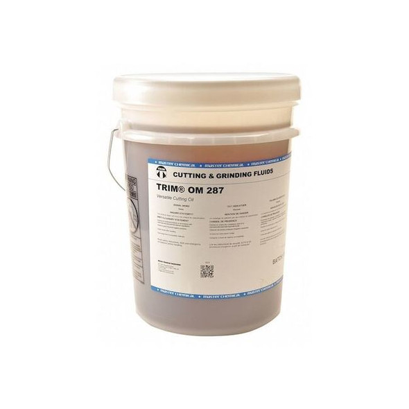 Trim Cutting Oil, OM 287, Straight Oil, 5 gal, Pail, Clear Brown OM287-5G