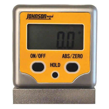 Johnson Level & Tool Digital Angle Finder,Magnetic,V-Groove 1886-0300