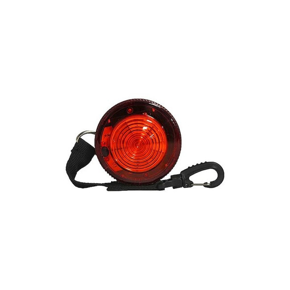 Railhead Gear Warning Light, Red, LED, 2 AA Batteries, Rating: IP66 M26-R