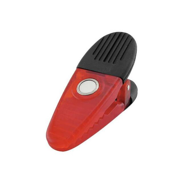 Magnet Source Magnetic Plastic Clips,Red,PK2 7520