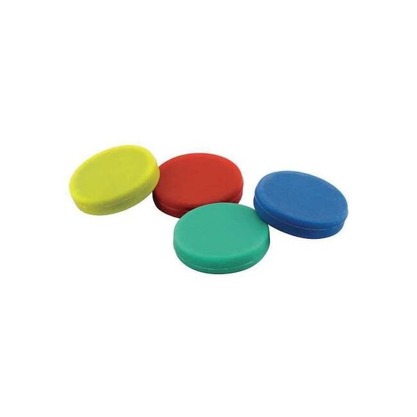 Master Magnetics Disc Magnets, Red, Blue, Green, Yellow, PK4 7591