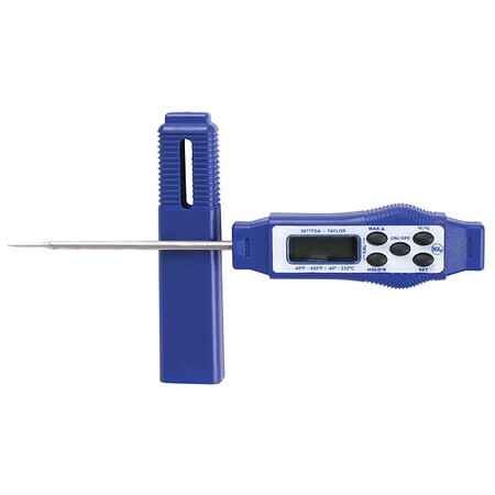 Taylor LCD Digital Food Service Thermometer with -40 to 450 (F) 9877FDA