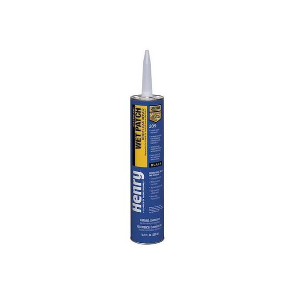 Henry Roof Leak Repair, 10.1 oz, Cartridge, Black HE209004