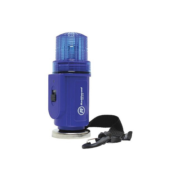 Railhead Gear Warning Strobe,Blue,LED M50B-LED