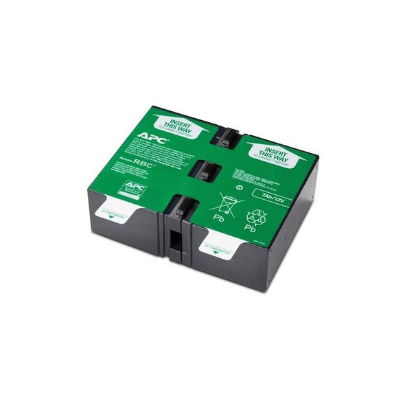 UPS Battery, Mfr. No. BR1000G, SMT750RM2U, 24V DC, 7 Ah, Detachable Cable