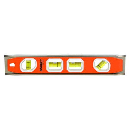 Johnson Level & Tool Torpedo Level,Aluminum,12"L,4 Vials 1435-1200