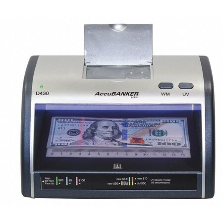 Accubanker Counterfeit Detector,110VAC Input Power LED430