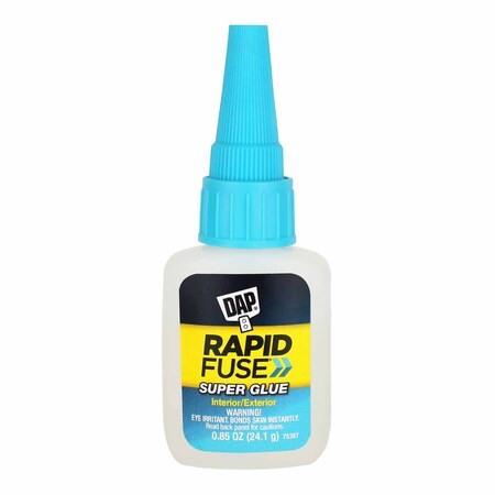All Purpose Glue, RapidFuse Series, Clear, 30 min Full Cure, 0.85 oz, Bottle