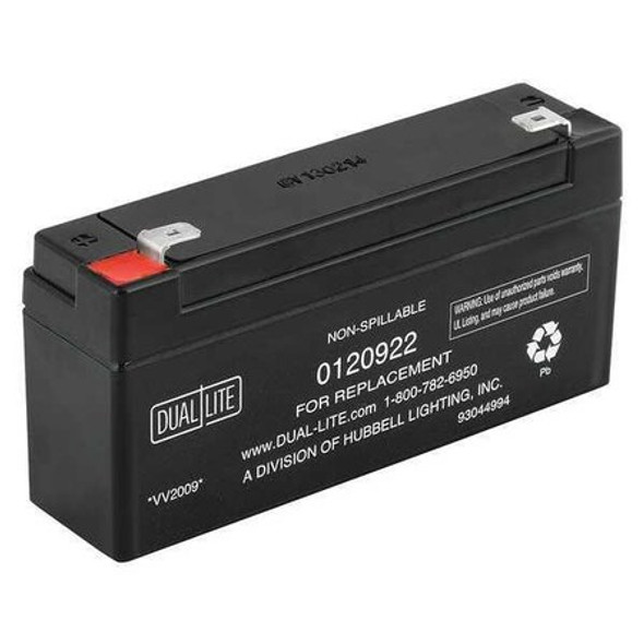 Dual-Lite Battery,Lead Calcium,6V,Flag Terminal 0120922