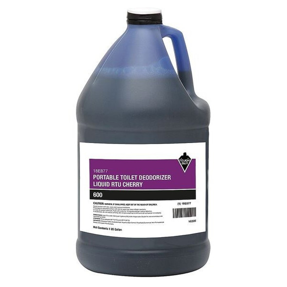 Toilet Deodorizer, Jug, 1 Gal, Ready To Use Liquid, Cherry Fragrance