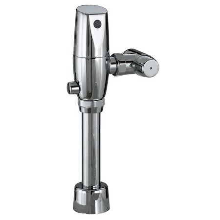 Automatic Flush Valve 1.6 gpf, Chrome, Single Flush, Toilet