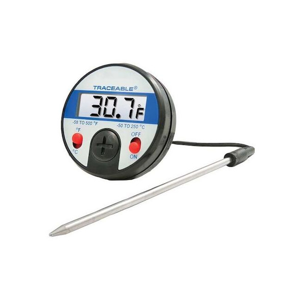 NIST Traceable Digital Thermistor Thermometer, -58 Degrees to 500 Degrees F