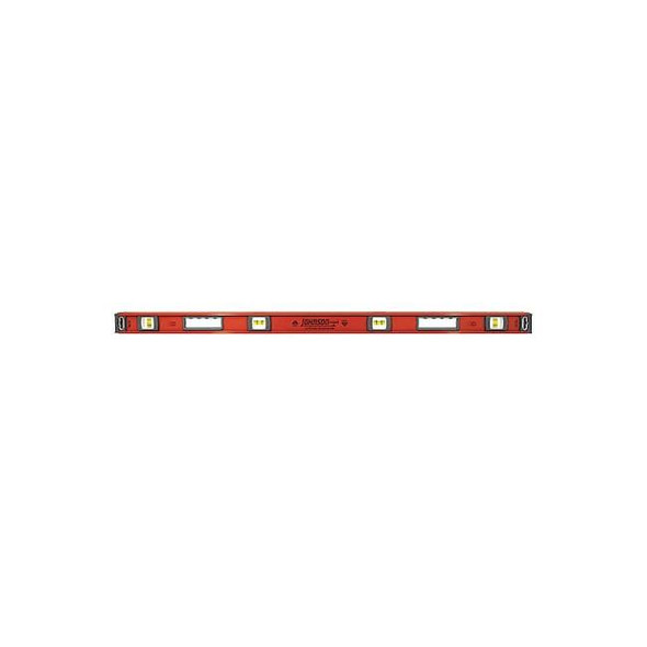 Johnson Level & Tool Aluminum Level,48 in. L,4 Vials 1254-4800