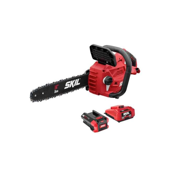 14 in L Chain Saw Kit, 1P 2.5Ah Battery,150,40V, 40 V, 2.5 Ah, Battery Included