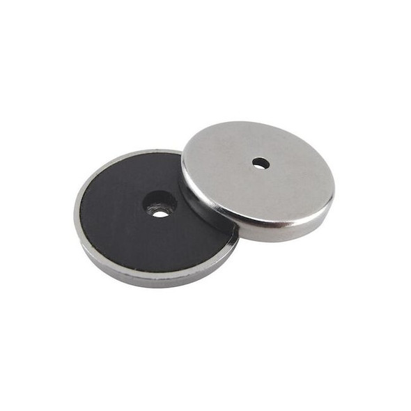 Manufacturer Varies Round Base Magnet,11 lb. Pull,PK2 10E773