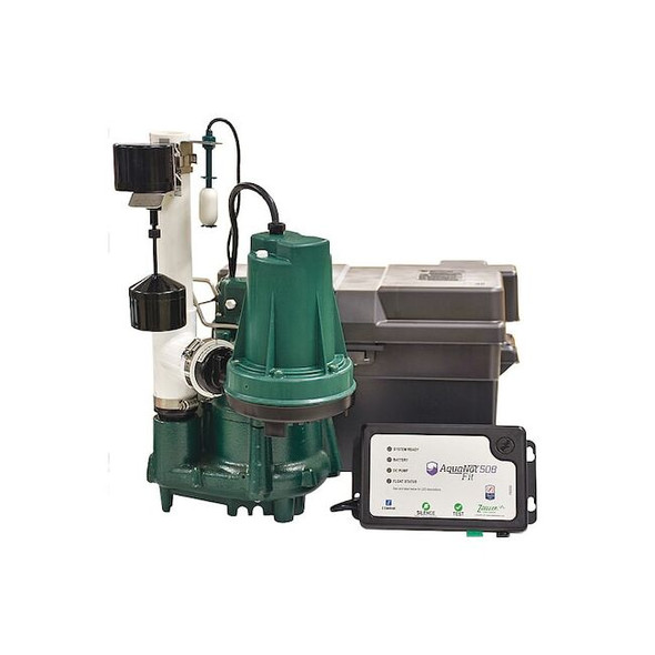 Zoeller Sump/BatteryBack-UpSystem,120VAC 508-0019