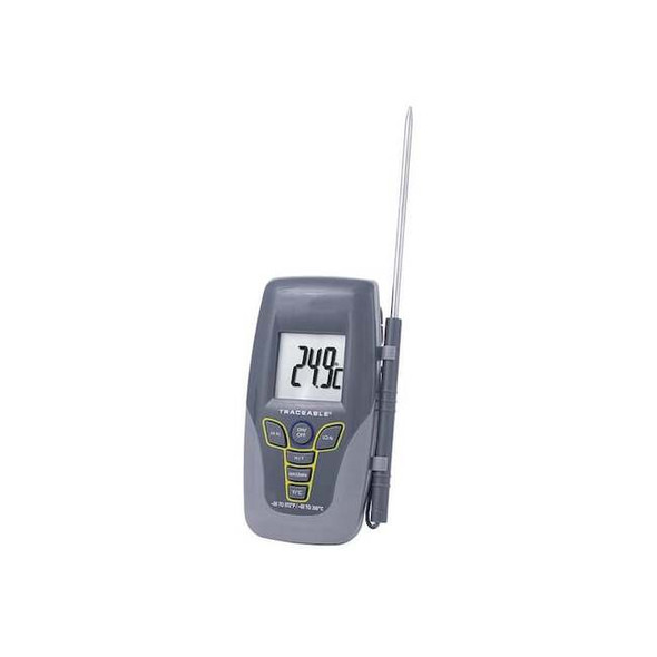 NIST Traceable Digital Thermistor Thermometer, -58 Degrees to 572 Degrees F