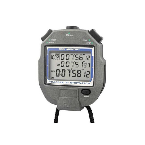 Traceable Stopwatch, Count Down/Up, 10 hrs, LCD 1052