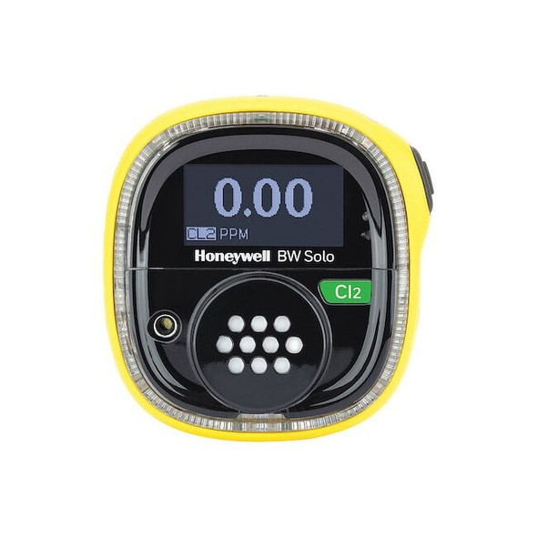 Single-Gas Detector, Audible, Vibrating, Visual, 1 yr Battery Life