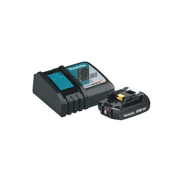 Makita Battery and Charger Kit, 2 Ah, Li-Ion BL1820BDC1