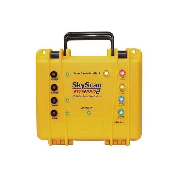 Skyscan Lightning Detector,10 in. W,8 lb. EWS Pro 2