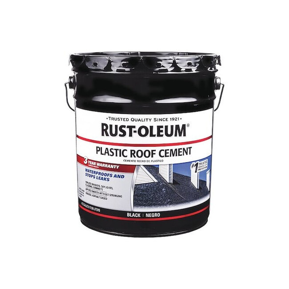 Rust-Oleum Roof Cement,Solvent Base,4.75 gal 301990