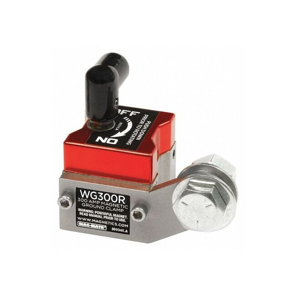 Mag-Mate Magnetic Weld Ground, 2-7/8x2-3/4in, 150lb WG300R