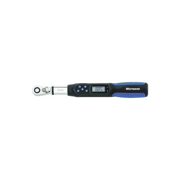 Westward Elect Torque Wrench,Mini,1/4 In,Fixed 6PAE8