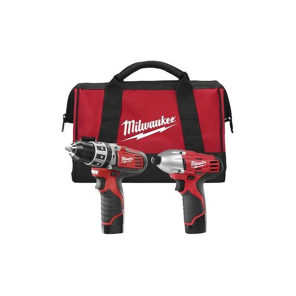 Milwaukee Tool M12  Cordless LITHIUM-ION  2-Tool Combo Kit 2497-22