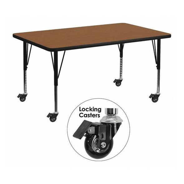 Rectangle Activity Table, Laminate, Wood Grain