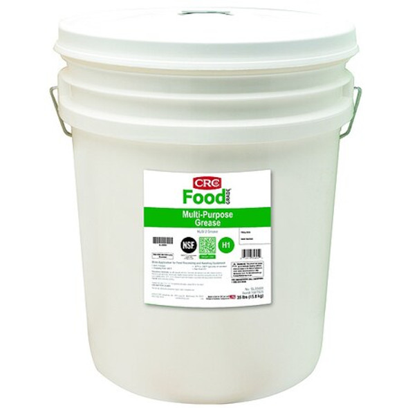 Crc 35 lb. White Multi-Purpose Food Grade Grease Pail SL35605