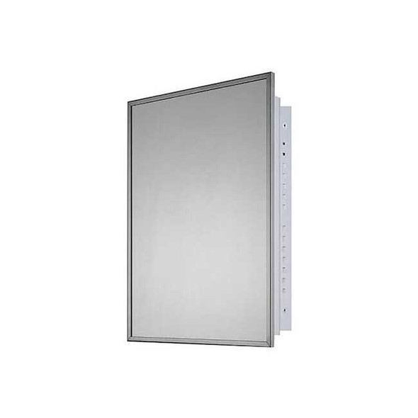 Ketcham 16" x 22" Residential Recessed Mounted SS Framed Medicine Cabinet 1622