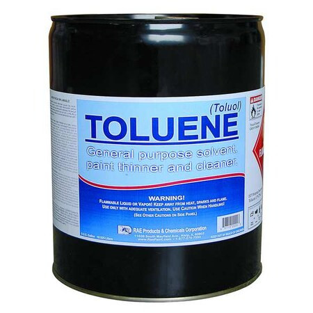 Rae Toluene Solvent & Paint Thinner,5 gal. S-2