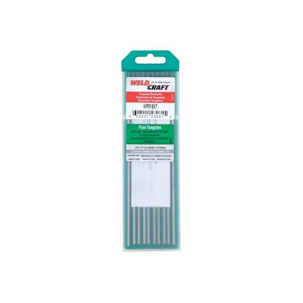 Miller Electric 7" Tungsten Electrode 1/8" Dia., Pk10 WP018X7