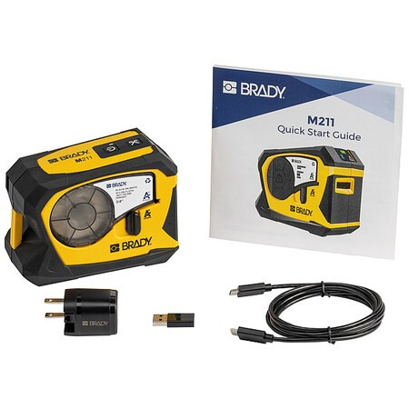 Brady Portable Printer, Single Color, 203 dpi M211