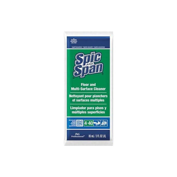 Spic and Span Floor Cleaner,Liquid,3 oz,Packet,PK45 02011