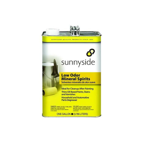 Sunnyside Mineral Spirits, Oil-Based, Can, 1 gal 803G1