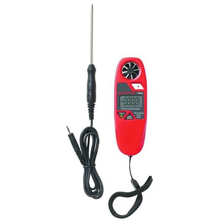 Amprobe Anemometer with Humidity,60 to 3937 fpm TMA5