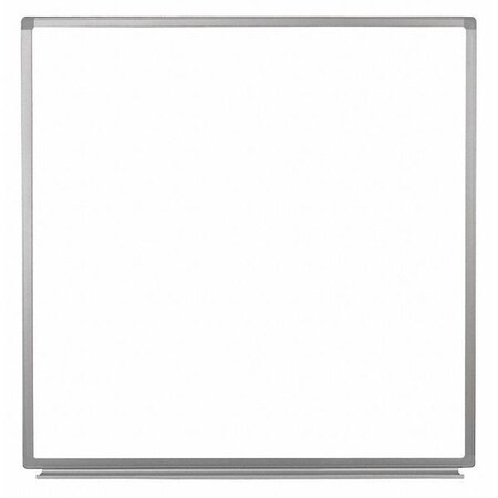 Luxor Wall-Mounted Magnetic Whiteboard - 48"W x 48"H WB4848W
